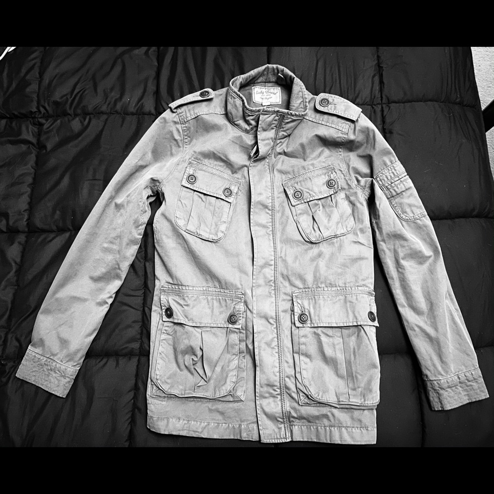 Lucky brand lined military jacket Sm